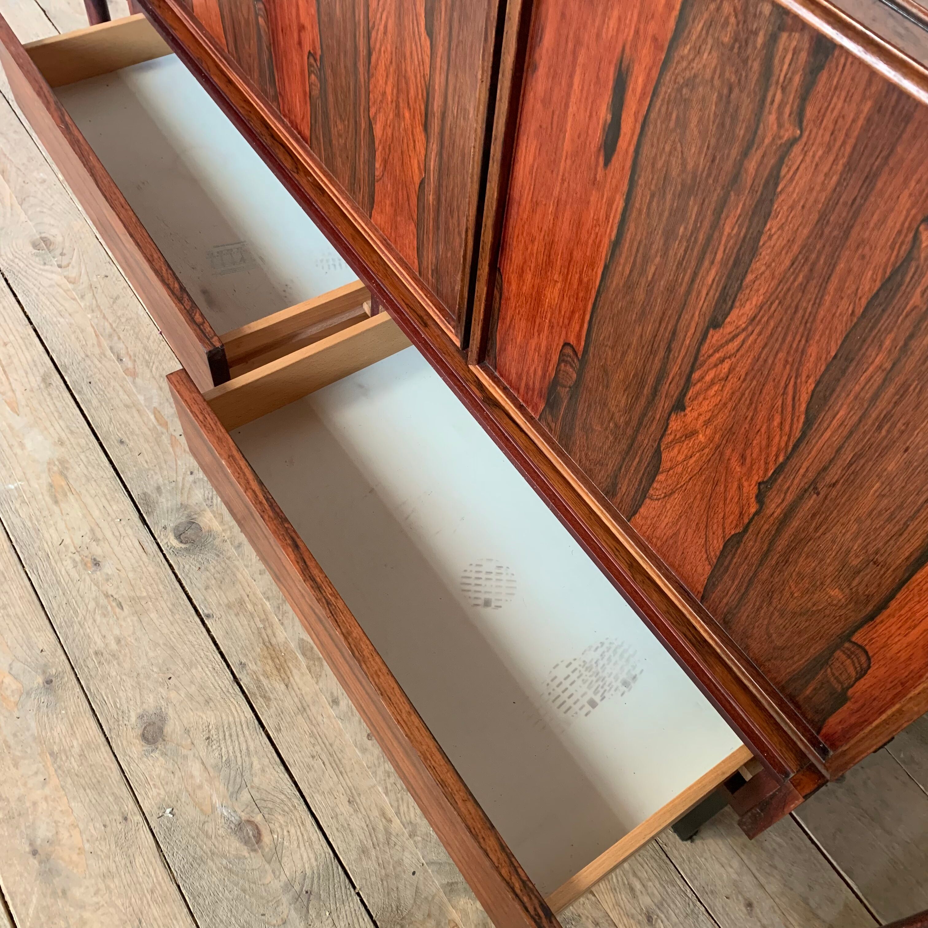 Enfilade Scandinavian bar rosewood of Rio vintage