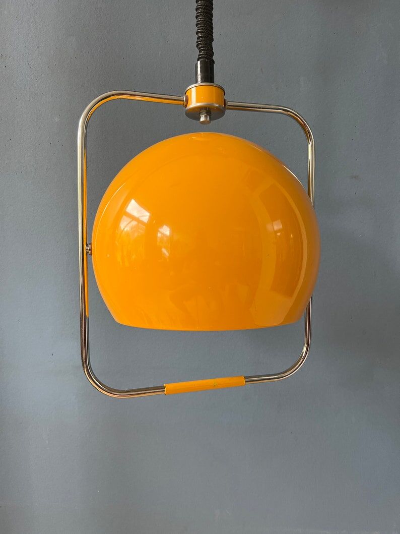 Vintage suspension GEPO | Space Age ceiling lamp | Mid-century modern lamp