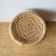 Rattan stool and braided rope 60s