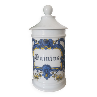 Quinine apothecary pot