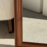 Rectangular mirror with wooden frame 88x62