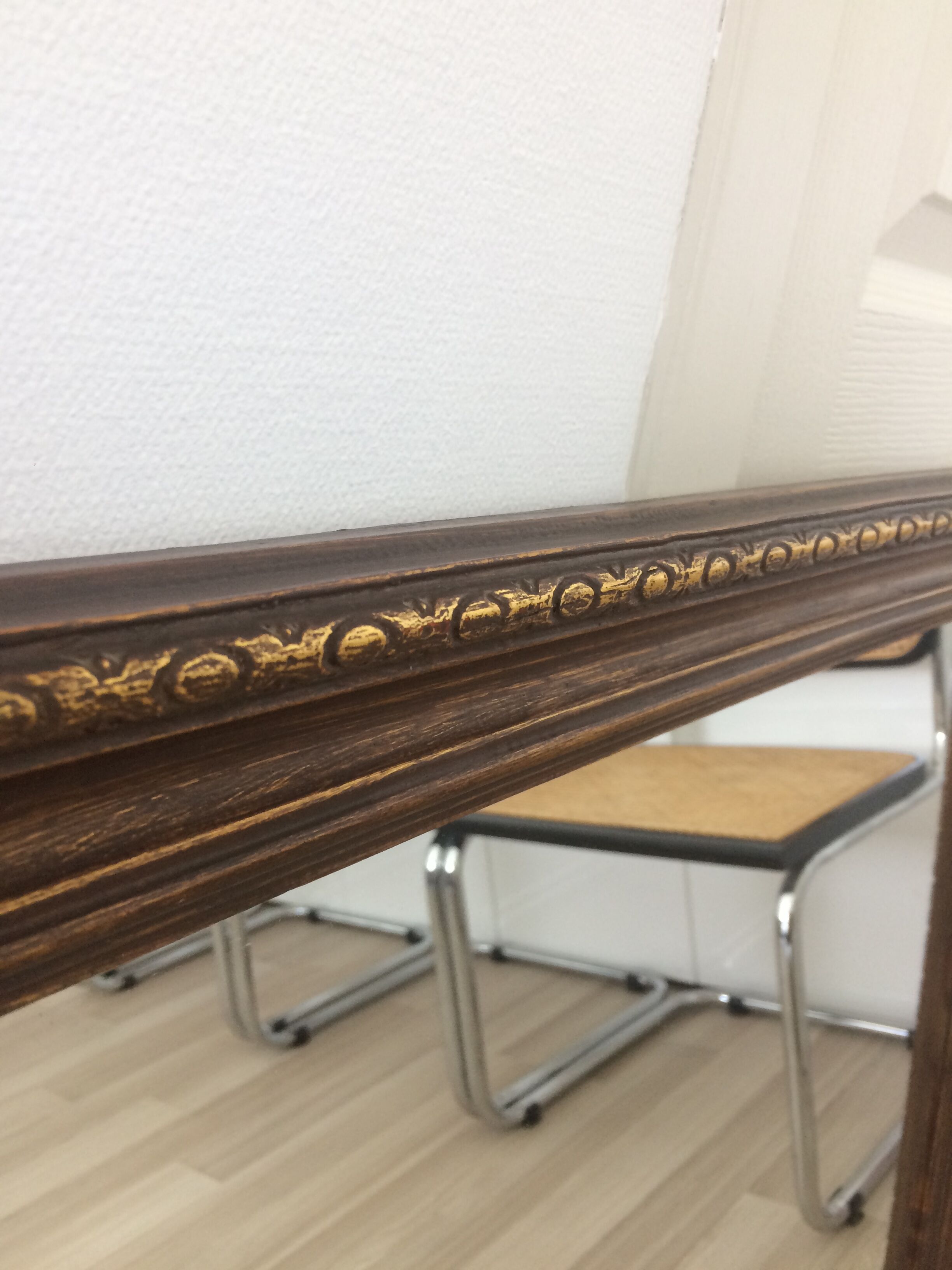 Old gold, bronze mirror 80x60cm