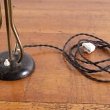 Danish brass table lamp, 1950s Denmark