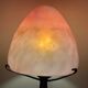 Art Deco lamp glass paste&/ wrought iron