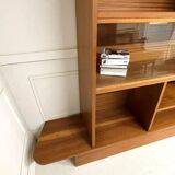 Grand meuble mural vintage en teck