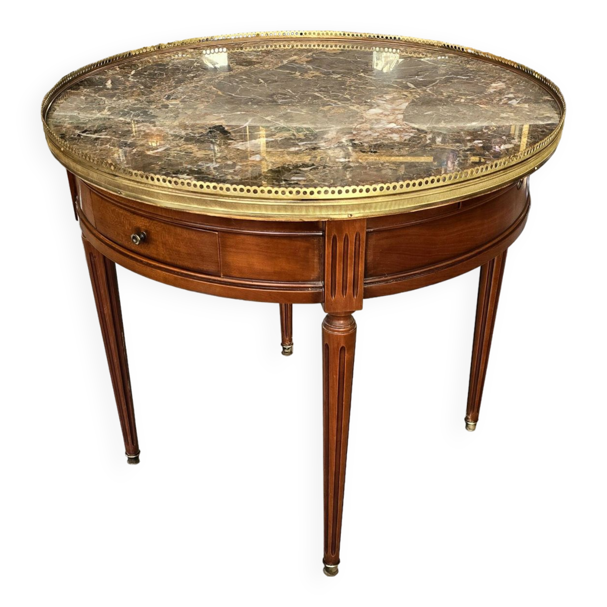 Louis XVI marble bottle table