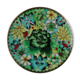 Assiette cloisonnée