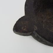 Old black marble apothecary mortar