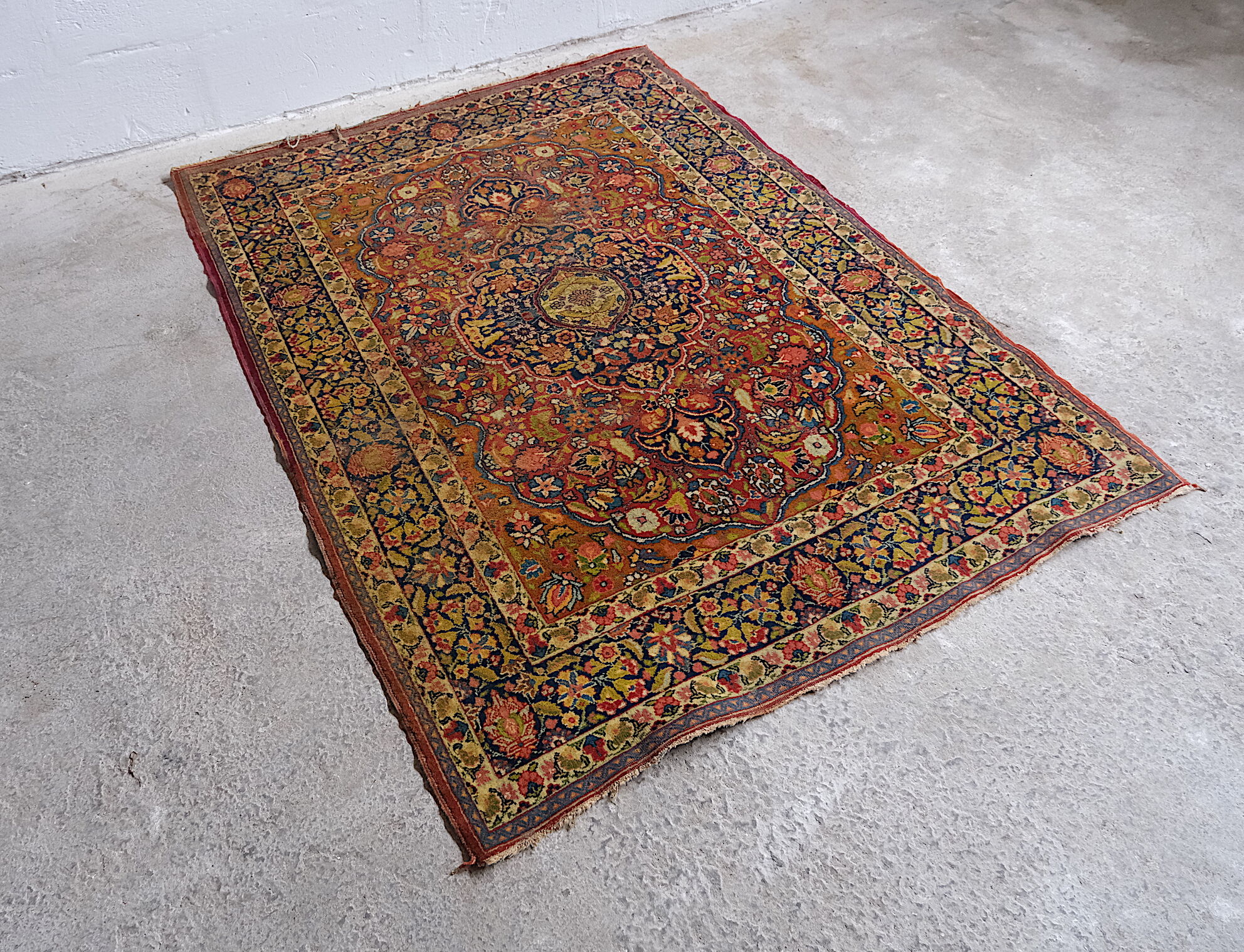 Ancient Persian Carpet, Hand Made, 1920's