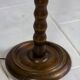 Neo-rustic floor lamp in turned wood, 1950