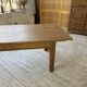 Country farmhouse table in solid beech and oak 2.5m XL
