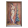 Ancien tableau vintage aquarelle nu féminin années 40 50