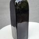 Wabi-Sabi glass vase with burnt wood mold