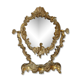 Ancient mirror psyche in bronze