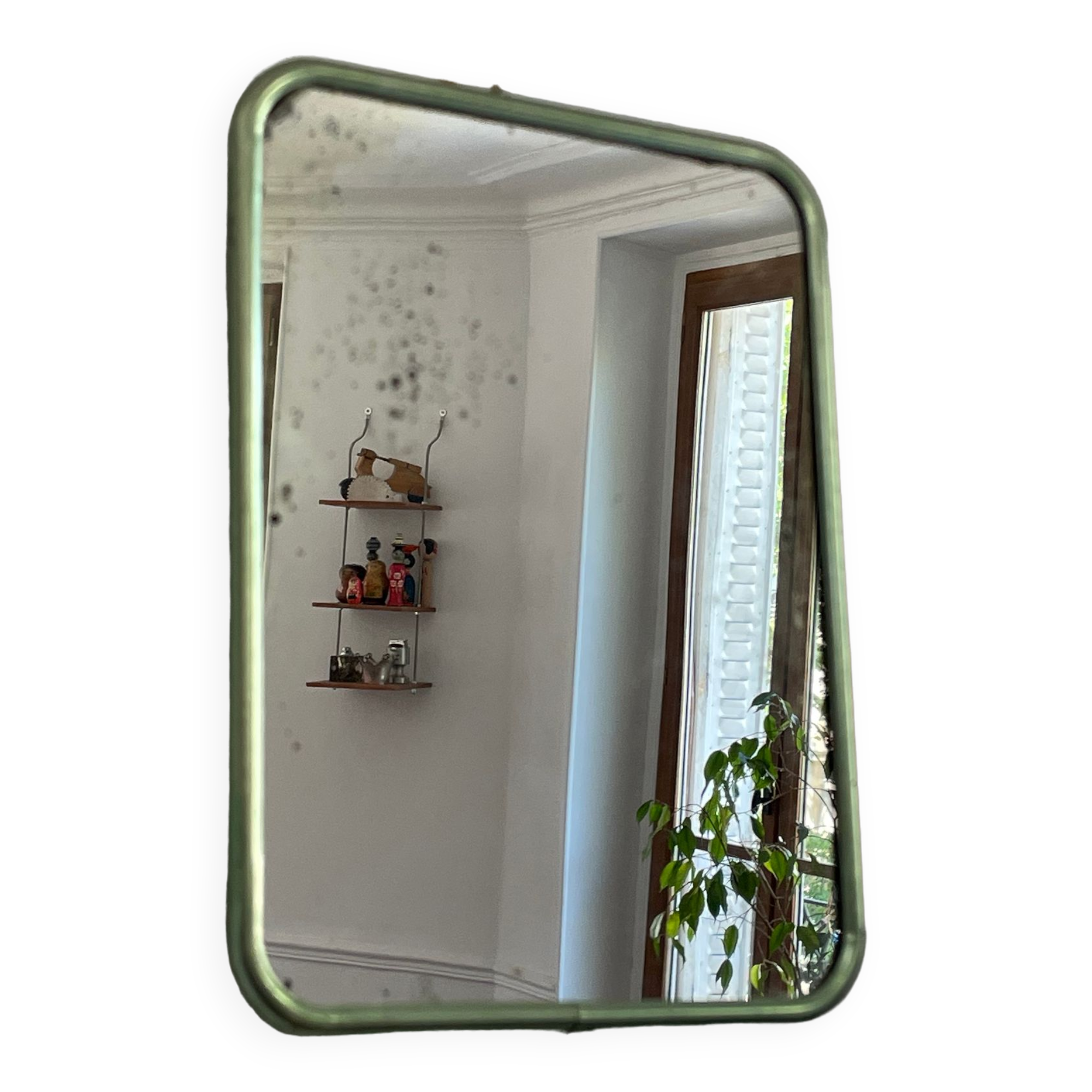 Vintage barber mirror