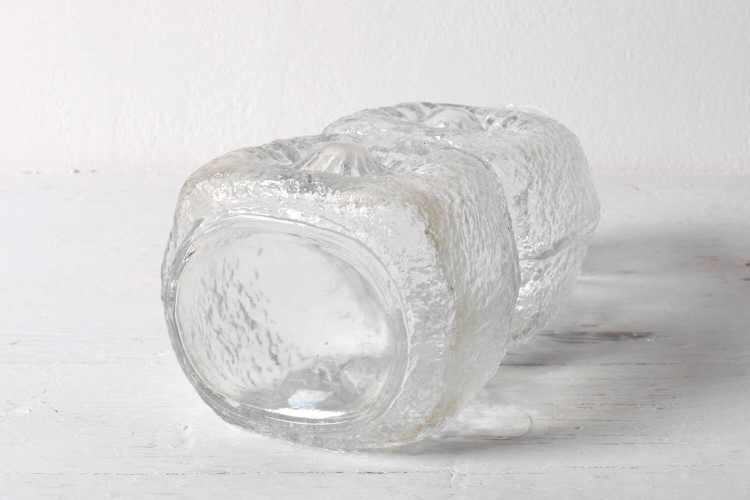 Pressed Glass Vase Flowers by Pavel Panek / Czech Republic / 1973
