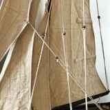 Wooden boat model