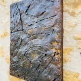 Set of three brutalist wall sculptures, by Irv Bramberg, vintage