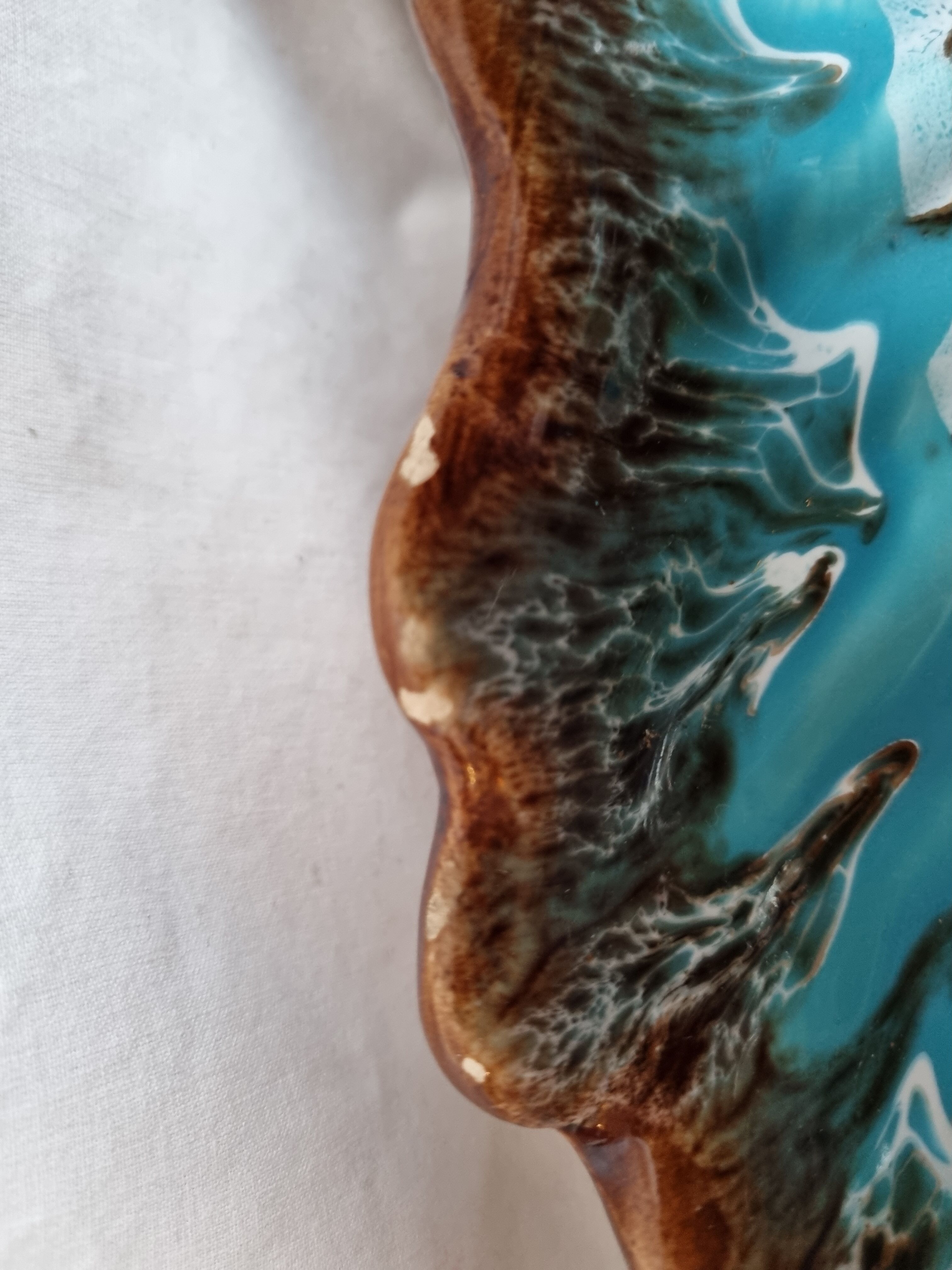 Vallauris fruit dish from 1970