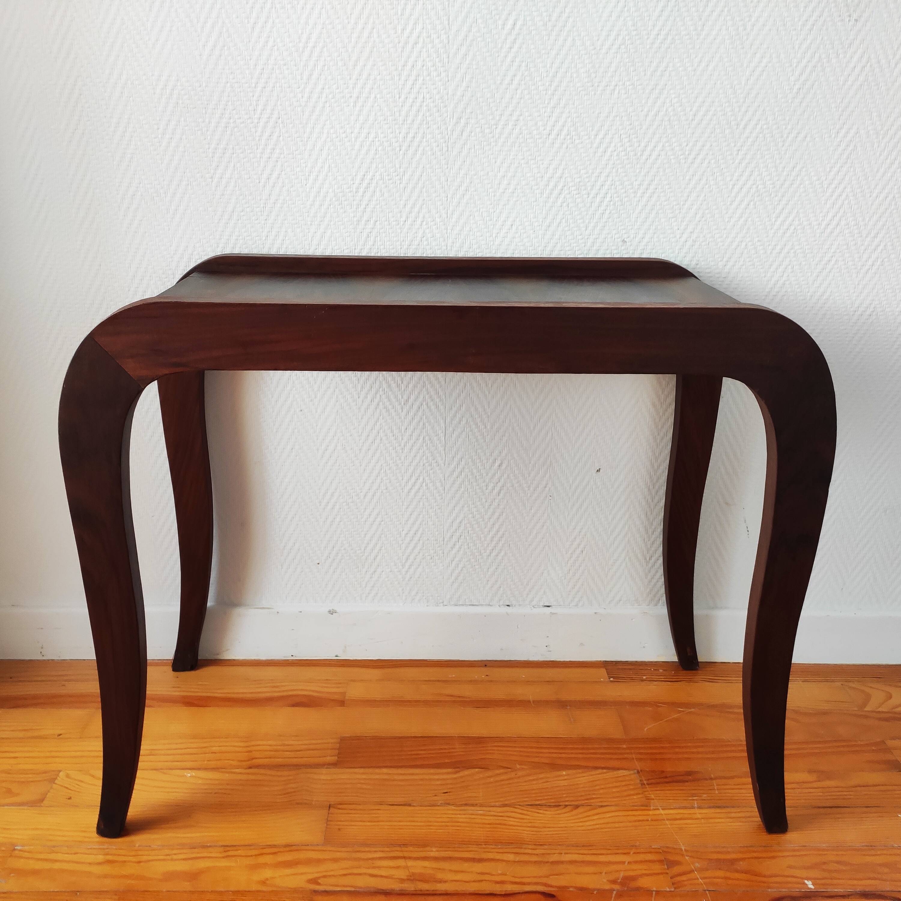 Art Deco wooden console 1940