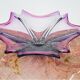Violet platter, Czech glass, 1970s