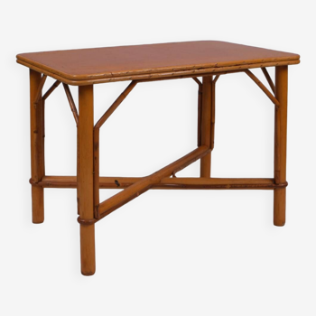 Table rotin, années 60