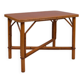 Rattan table, 1960s
