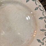 Lot of 2 plates Gien model 503 blue