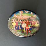 Music Box Swan Lake Tchaikovsky 1992 Ardleigh Elliot Porcelain Russian Ballet