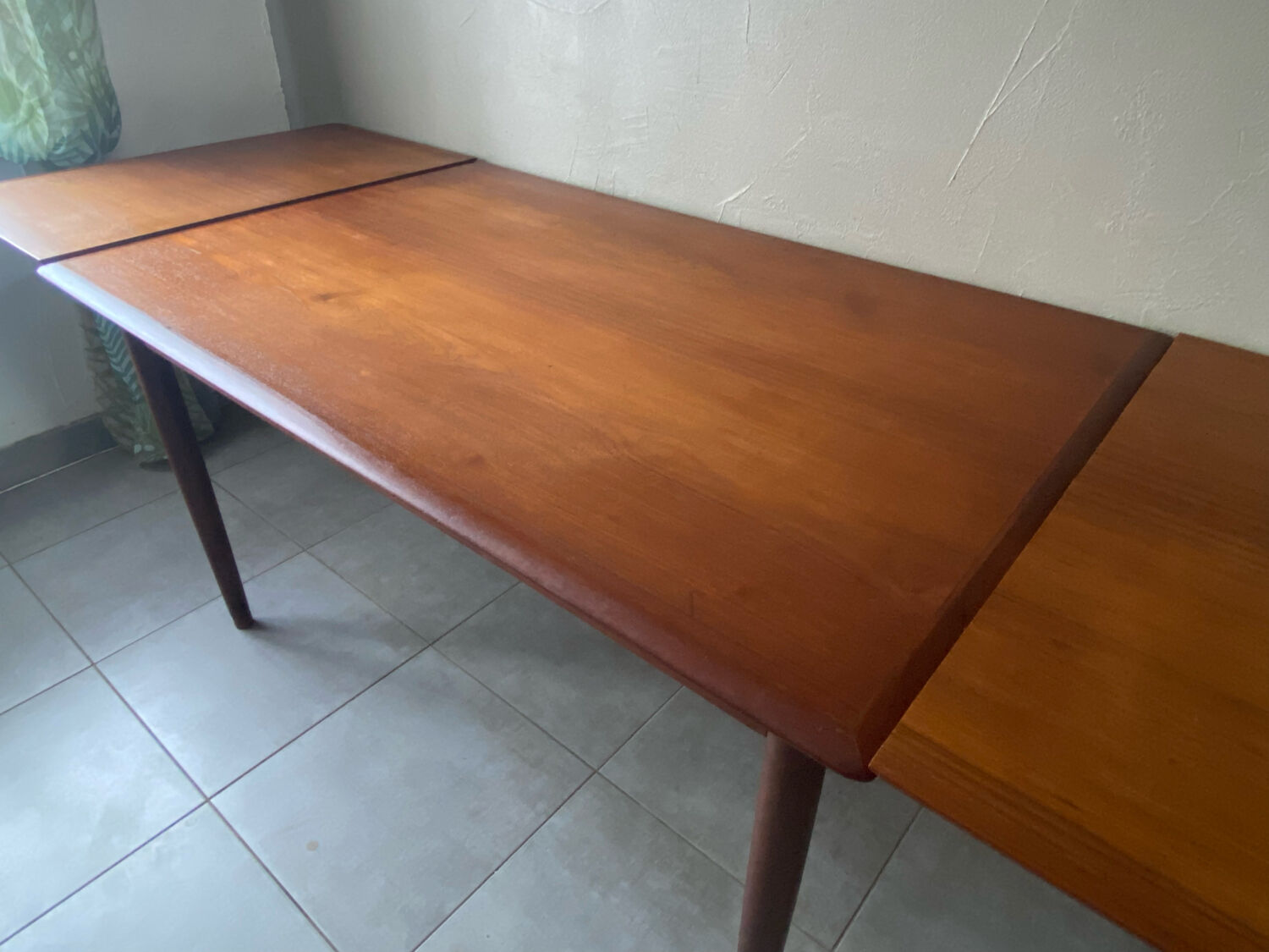 Vintage teak scandinavian signed table