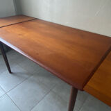 Vintage teak scandinavian signed table