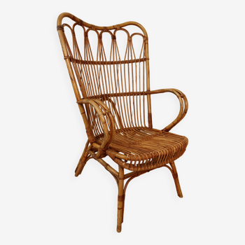 Rattan armchair