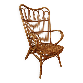 Rattan armchair