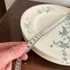 Lot 5 Plate Plates Faience Longwy Model Mignon