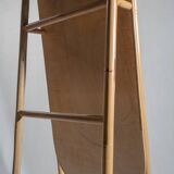 Miroir sur pied en bambou et rotin H:1m80