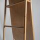 Floor mirror in bamboo and rattan H:1m80