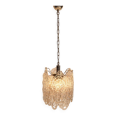Spun sugar pendant by Vistosi for Mazzega, 1960s