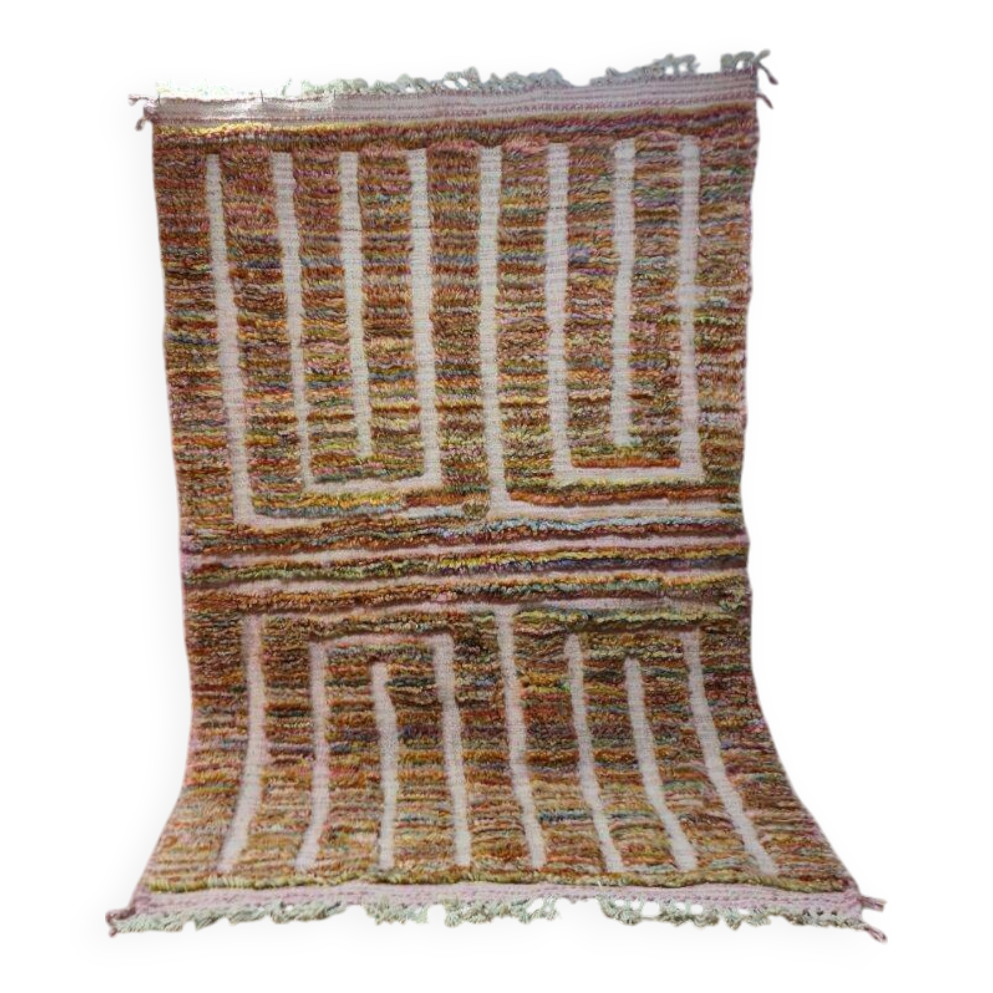 Traditional handmade Beni Ouarin rug size 150 x 250 cm