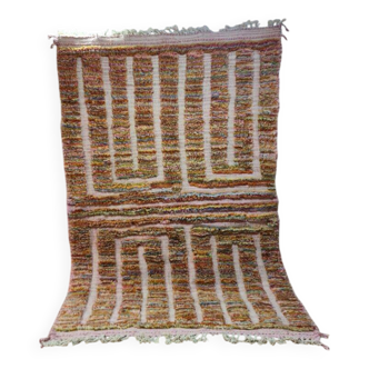 Tapis beni ouarin fait main traditionnelle taille 150 x 250 cm