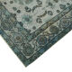 Handmade Hi-Low Pile Oriental 1980s 175 cm x 286 cm Blue Rug