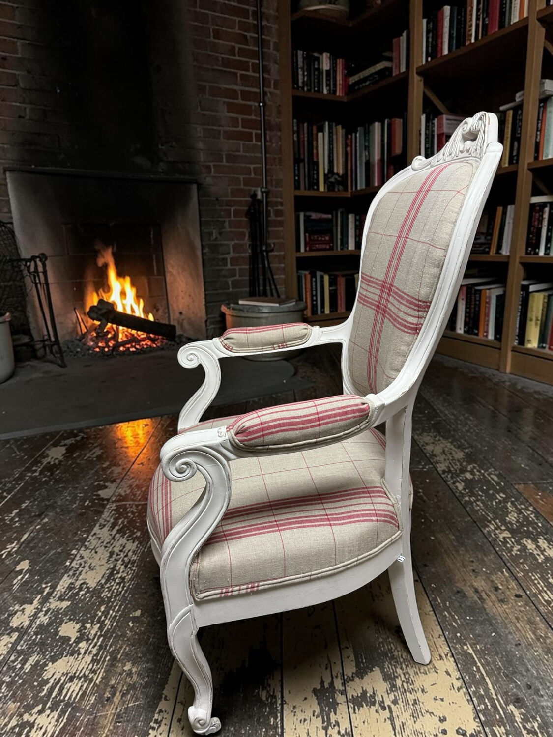 Fauteuil vintage re-tapissé