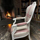 Fauteuil vintage re-tapissé