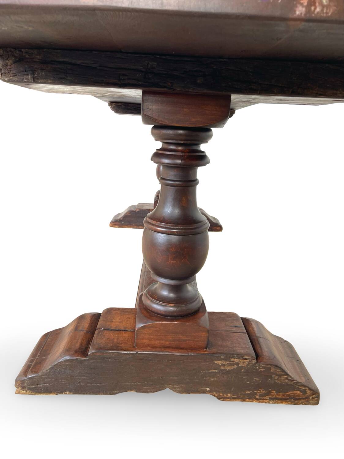 A fine 18th Century French walnut dining table