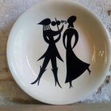 Five dessert plates Sylvestre edition of Longchamp