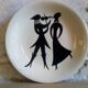 Five dessert plates Sylvestre edition of Longchamp