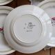 6 vintage dessert plates faience Saint-Amandinoise Saint-Amand model