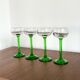 4 new 1960s bistro glasses for digestifs