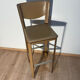 Pair of leather stools Enrico Pellizoni