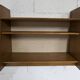 1950 wall shelf solid oak invisible fixings