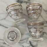 4 petits verres anciens